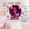 Mfault Black Girl Magic You are Beautiful Wall Decals Stickers,