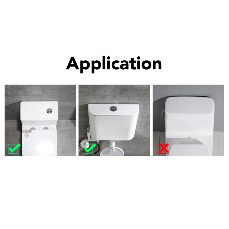Touchless Toilet Flush Kit Automatic Toilet Flusher External Infrared Sensor