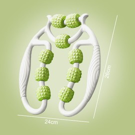 Leg Massager - Massage Roller Legs, Thin Leg Fat, Promotes Blood Circulation, Massage Roller, Suitable for Leg, Arm Massage (Green)