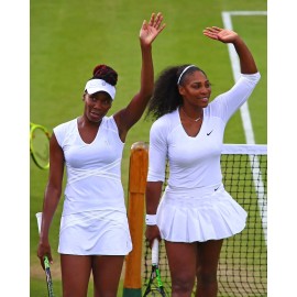 Champion 8x10 Photo SERENA & VENUS WILLIAMS Tennis Wimbledon French US Open Champion