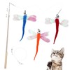 SONGWAY Cat Toy, Cat Toy, Cat Toy, 3-Point Flying Dragonfly,