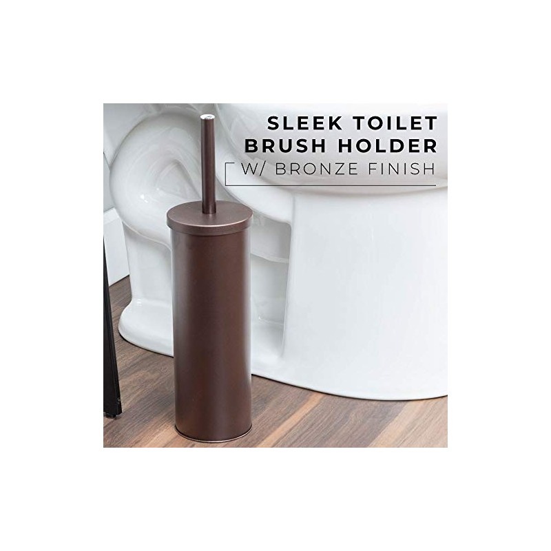 JS Jackson Supplies Sleek - Escobilla de baño con mango