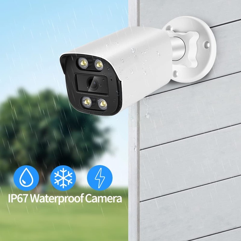 SECULINK 5MP POE Camera Outdoor Security 1920P HD Color Night