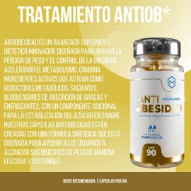 Suplemento Antiob Control De Sobre Peso Mesocaps 90 Cápsulas Sin Sabor
