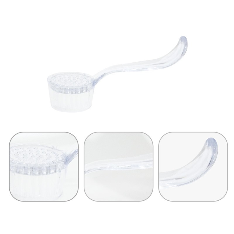 Yulaexie 3 Pck Hamster Bath Brush Massage Combs, Reptile Cleaning