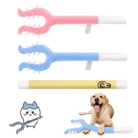 CuddleMallow Plush Cat Wand Toy – Cute Pink Cosplay Stick for Kitten Play, Soft Plush Toy for Cats, Chiikawa-Style Weapon for Pet Photography