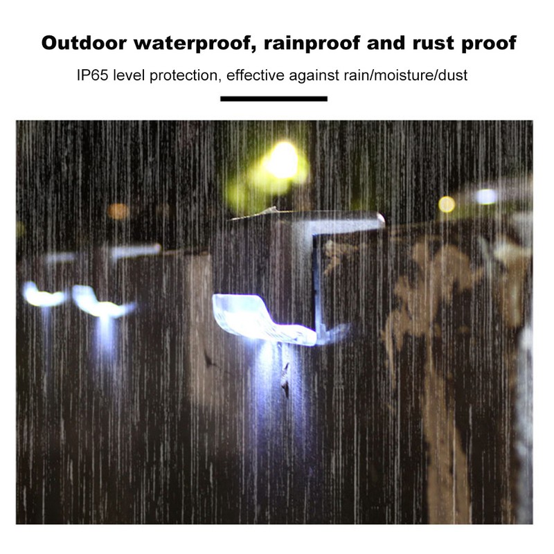 Solar Stair Lamp Landscape Courtyard Solar Light Wall Fence Lamps