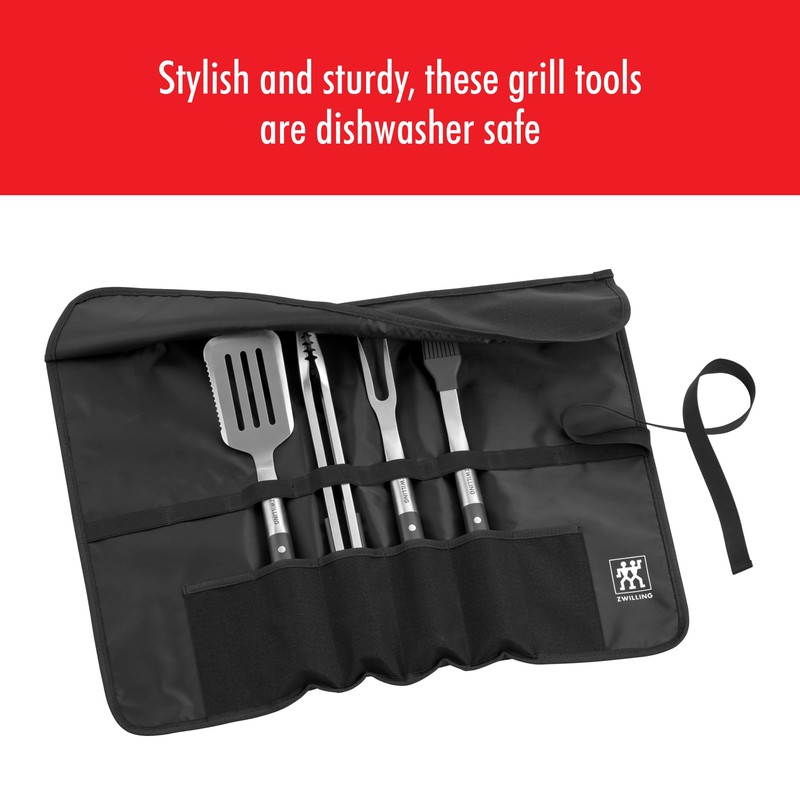 ZWILLING BBQ+ Grill Tool Set, 5-pc, Black