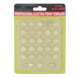 Letters Burning Tip 26 Letters Brass Alphabet Carving Tip for Wood Leather Paper Branding Personalization