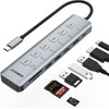 JESWO 7 en 1 HUB USB C para MacBook ProAirNeo,