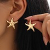 Starfish Stud Earrings Lightweight Boho Ocean Seashell Earring Trendy Summer