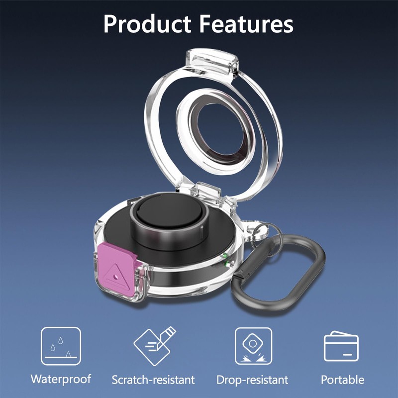 KONXISA Case Cover for Oura Ring Gen3 Charger, Smart Ring