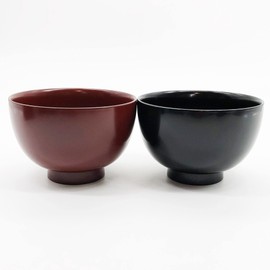 Maeju Lacquerware J-story Soup Bowl Pair Lacquer 4T-351