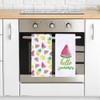 Secarond Hello Summer Watermelon Kitchen Towels Dish Towels, 18x28 Inch