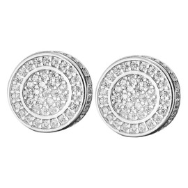 Beavorty Hip Hop Ear Studs for Men Chic Fashionable Earrings Durable Design for Everyday Wear and Unique Style