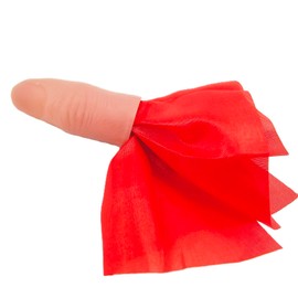 MilesMagic Magician's Plastic Thumb Tip with Silk Gimmick | Close Up Fake Thumb Vanishes Hanky Trick | Appearing Disappearing Street or Stage for Real Invisible Finger Magic Tricks