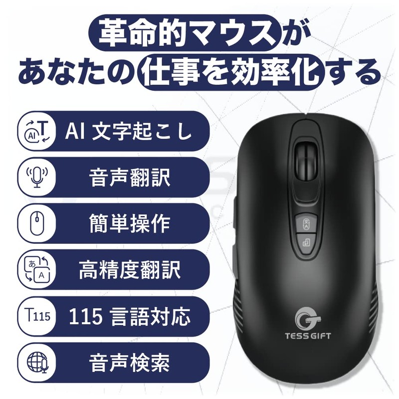 TESS GIFT AI Voice Translation, Wording Mouse, Texturization, Voice Search,