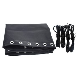 Azatemgo Universal Replacement Fabric Cord Cord for Zero Gravity Chair/Sun Lounger/Garden Chair Replacement Repair Kit Black 160x48cm