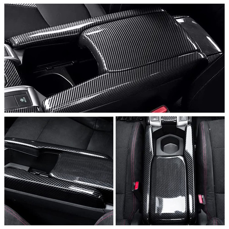 ATNVIDSG Center Console Armrest Box Panel Protect Decorate Covers Compatible