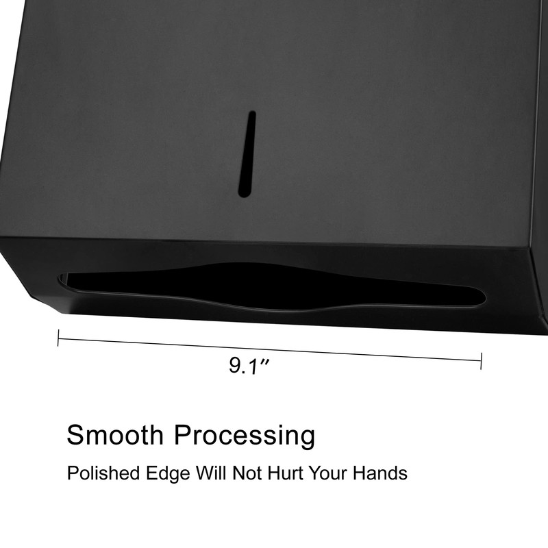 VANNSOO Paper Towel Dispenser, Commercial Stainless Steel Tri-fold/Multi-fold/C-Fold Paper Towel