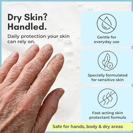 Nurture Valley Crema reparadora de la piel para manos, pies y codos secos severos, agrietados, hidratante intensivo con aroma a mandarina edificante, 