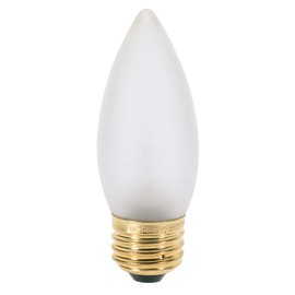 Satco 40B10/FAN/F Incandescent Decorative Light, 40W E26 B10, 12 Frosted Bulbs