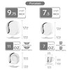 VEWEET, Series Fiona, 30-Piece Dinnerware Sets for 6, White Dishes