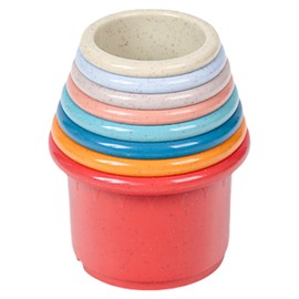 Rabbit Stacking Cups | Rabbit Toy for Boredom,Multicolored Stacking Cups, Foraging Playing Toys for Small Animals