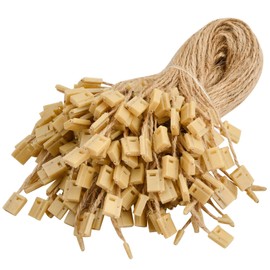 Hanging Labels Cord, 1000 Pieces String for Hang Tags, Clothing Tag Rope, String Snap Lock Pin with Snap Lock for Jewellery Luggage Accessories Crafts Brand Sign Price, 20 cm