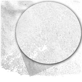 The Crafts Outlet 1-LB/454-g Transparent Finish, Glass, Microbeads 0.6mm, Ideal for Caviar Nails, Transparent Crystal Clear