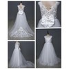 White Flower Girl Dress Embroidery Princess Dress First Communion Tulle