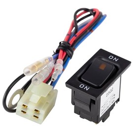 Ihara Electronics Industry IS-730 Car Seesaw Switch, LED Illuminated [ON-ON] Switching (Hino - Large and Medium-Sized Use, Harness Included)