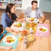 Webake Platzset Abwaschbar Silikon 2 Stück Tischsets Platzsets Abwischbar 40