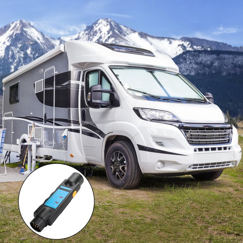 yotutun Trailer Tester, 7-Pin Plug Tester, Trailer Tester, Trailer Lighting