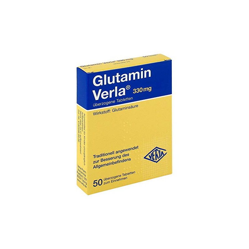 GLUTAMIN VERLA Coated Tablets Pack of 50