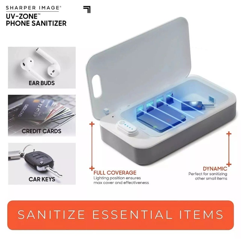 Sharper Image New Sharper Image UV-Zone Cell Phone Sanitizer /