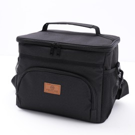 Owanresly Large Lunch Bag for Men/Women, 15L Reusable Insulated Lunch Bag for Office Picnic Hiking Beach, Adjustable shoulder strap