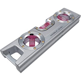 Tajima ML-160S Mobile Level, 6.3 inches (160 mm), Silver