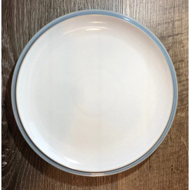 Denby Blue Jetty White Dessert/Salad Plate ~new~