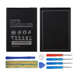 Duotipa Battery C775443200L Compatible with BLU C5L C050 with Repair Tool Kit