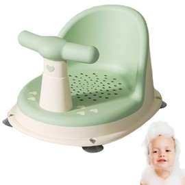 Baby Chair for Tub Sitting Up, Baby Bath Chair with Adjustable Backrest Support and Secure Suction Cups, Bathroom Chairs for Babies, Infant Bath Tub Seat for 6-18 Months
