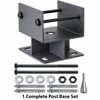 6x6 Elevated U-Shaped Steel Post Base Bracket for Wood Posts
