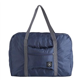 Foldable Travel Duffel Bag, Ultra Lightweight Carry-On Duffle Bag Luggage Storage Bag for Travel (Dark Blue)