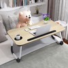 Slendor Lap Desk with Tablet Slot, Foldable Laptop Table with