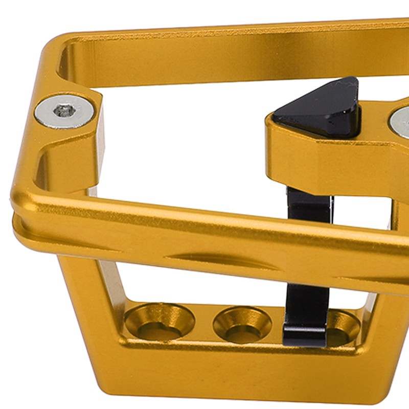 Folding Bike Front Carrier Adapter Aluminium Alloy Hollow Carved Mount
