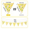 G2PLUS 12 m Lemon Bunting Cotton: Pack of 42 Yellow