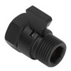 G1/2 Shut Off Valve Brass Water Control Valve Black Shower