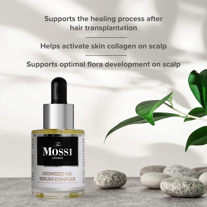The Mossi London Ozonized Hair Oil Serum Complex - Nourishing