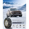 SCITOO HKN140 Snow Chains Quick Easy Installation,Tire Traction Chain For