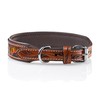 Jack & Russell Unique Leather Dog Collar, Hand Carved and